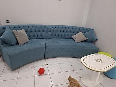 Künc divan, Açılmayan, Bazasız, Parça