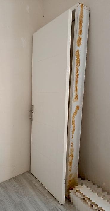 sehf qapi: Qonaq otağı üçün İşlənmiş Otaq qapısı 80x205 sm Plintus ilə, Zəmanətsiz, Ödənişli quraşdırma, Ünvandan götürmə — 3