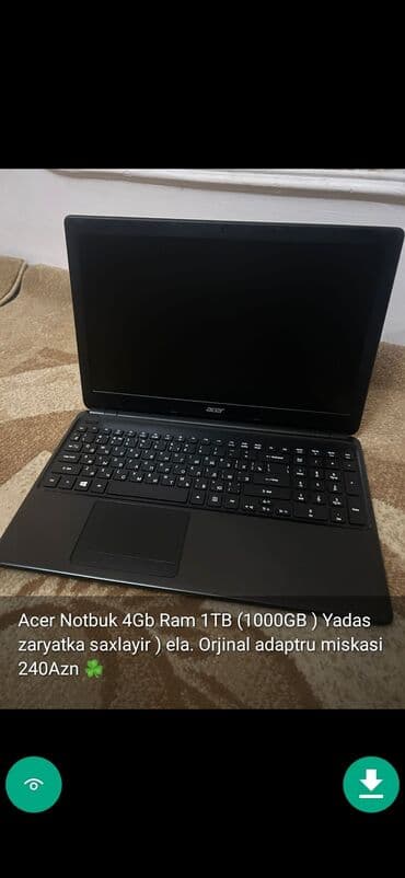 notebook alisi: İşlənmiş Toshiba, 12 ", Intel Core i3, < 128 GB — 8