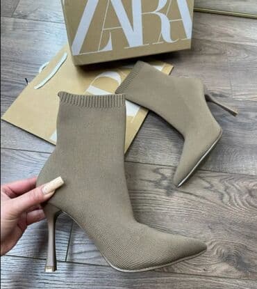 bot zara: Zara, Ölçü: 39, rəng - Bej, Yeni — 3