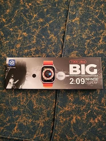 philips xenium 9@9s: T900 Ultra Hiwatch Pro ağıllı saat - 2.09" BIG Infinite Display – iri — 1