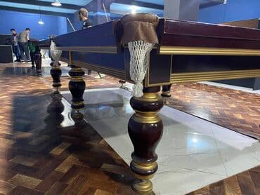 бильярдный стол цена бишкек: - 10 fut Rus bilyard stolu satılır – tam aksesuar komplekti ilə — 5