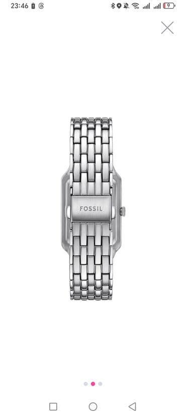 pandora qızıl dəsti: Yeni, Qol saatı, Fossil, rəng - Gümüşü — 4