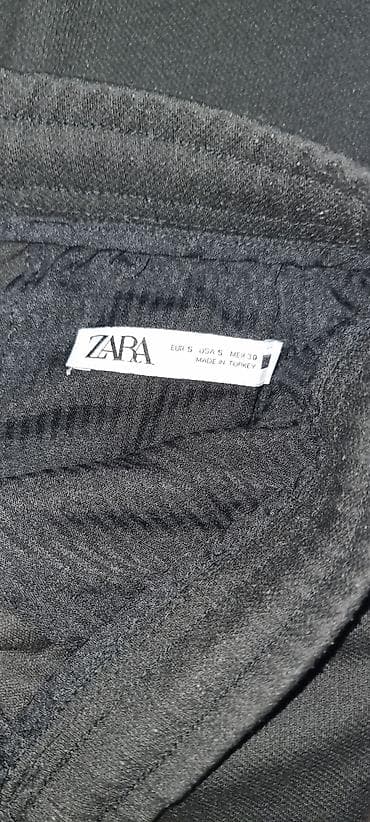 yaşıl şalvar: Yarım klassik Şalvar, Zara, S, rəng - Qara — 2