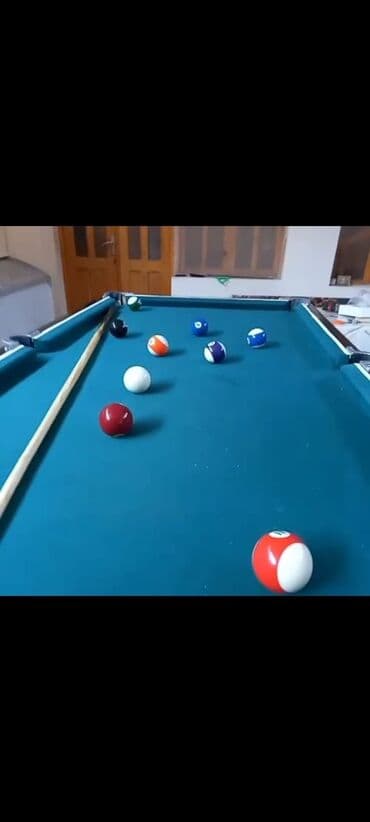 skamya idman: Bilyard stolunun dəsti - Klassik 8-ball üslubunda bilyard stolu — 4