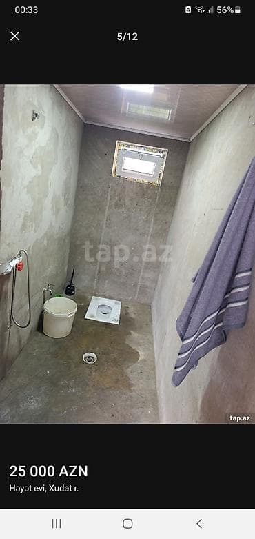 memar ecemi ev satisi: Xudat 6 ci şobe asvalta yaxin suyu qazi isiqi var interneti var hamam — 6