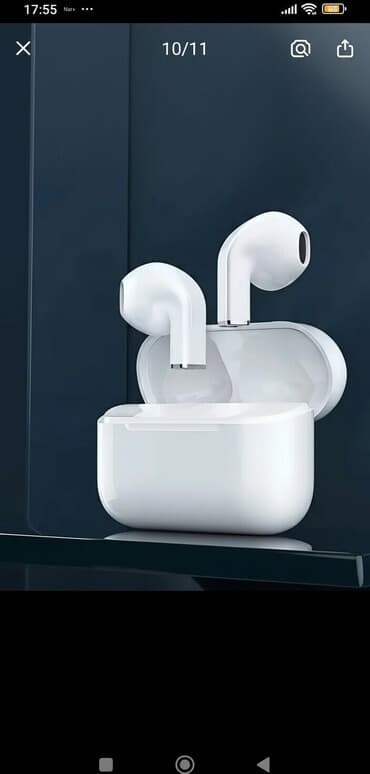 Simsiz (Bluetooth) Qulaqcıqlar, rəng - Ağ