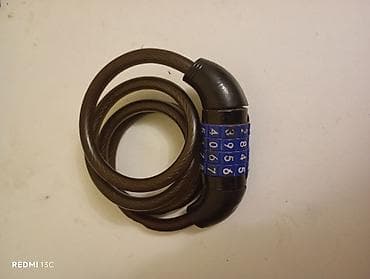 Velosiped üçün şifrə ilə kabel qıfıl - 4 rəqəmli kombinasiyalı — 2