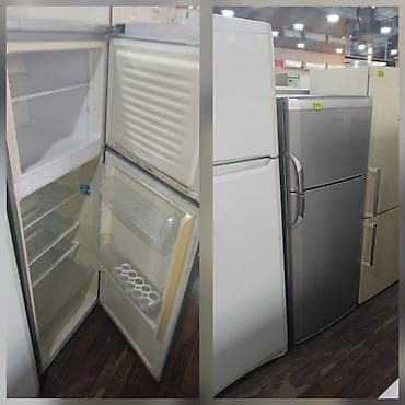 İkiqapılı soyuducu - Yuxarıda dondurucu, aşağıda əsas soyutma bölməsi