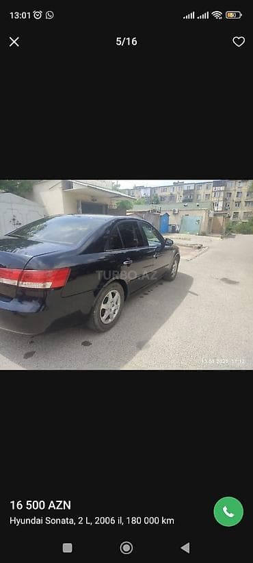 diffuser satisi: Hyundai Sonata: 2 l | 2006 il Sedan — 7