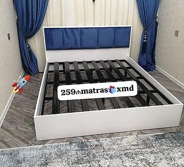 Yeni, İkinəfərlik çarpayı, Bazasız, Matras ilə, Siyirməsiz