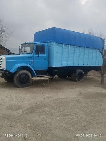 mercedes 320 cdi: Tentli yük kuzovu olan ZİL yük maşını və qoşqu dəsti. Şəkillərdə mavi — 8