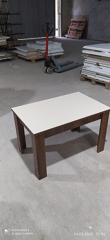 sade metbex mebelleri: Mətbəx masası, Açılmayan, DSP, Dördbucaq masa — 4