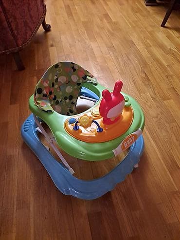 inkişafetdirici xodunkalar: Uşaq gəzdiricisi (walker) - Rənglər: göy alt baza, yaşıl üst hissə — 3