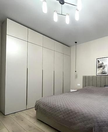 5 qapı, Siyirməli, Bej, Taxta, Açılan, Düz dolab