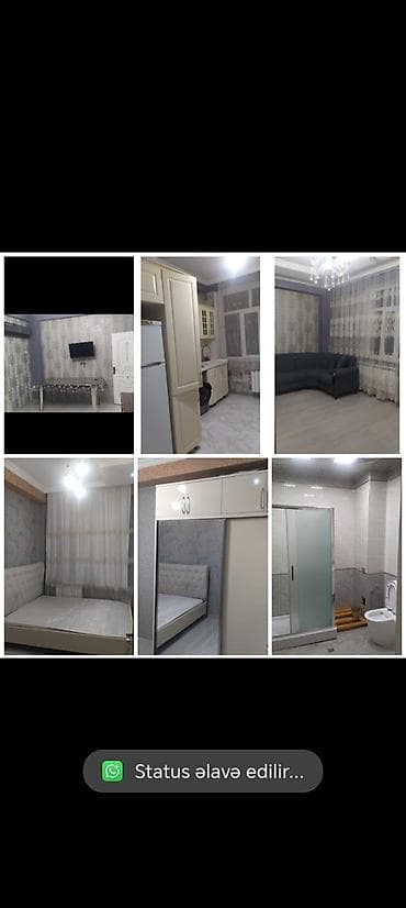 Sumqayıt 18 mkda yeni tikilide 2 otağlı əşyalı 8 mərt, komendat pulu