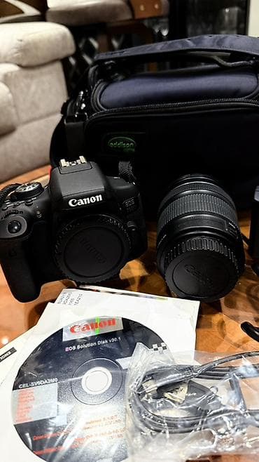 Foto və videokameralar: Canon EOS 750D DSLR fotoaparat dəsti Məhsul tərkibi:Cantada bu — 2