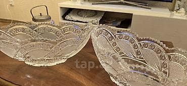 Другой декор и предметы интерьера: Набор ваз, Хрусталь — 6