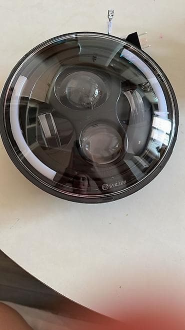 e39 radiator: 7 düymlük LED avtomobil fara (yuvarlaq) Vaz Niva, Qaz 24,Vaz 011 ve — 1