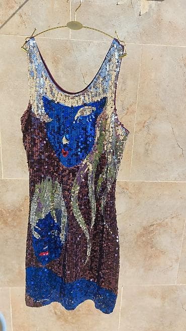 mini yubkalar: Kokteyl donu, Mini, Mavi — 2