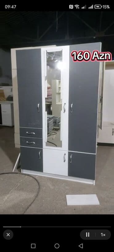 kombi ucun şkaf: Yeni, Açılan, 3 qapılı Düz dolab, Şifonyer, Rusiya — 5