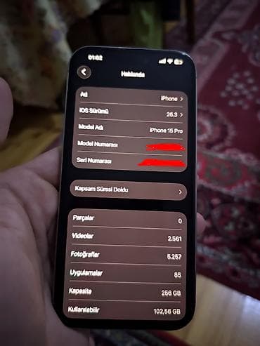 IPhone 15 Pro, 256 GB, Natural Titanium, Face ID