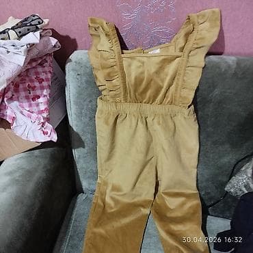 polo classic şalvar: Uşaq şalvar dəsti - Model 1: Açıq mavi cins şalvar. Elastik bel, ön — 6