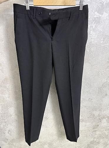 Cinslər: Qara klassik Suvari şalvar. Materialı keyfiyyətli, ütü saxlayır — 1