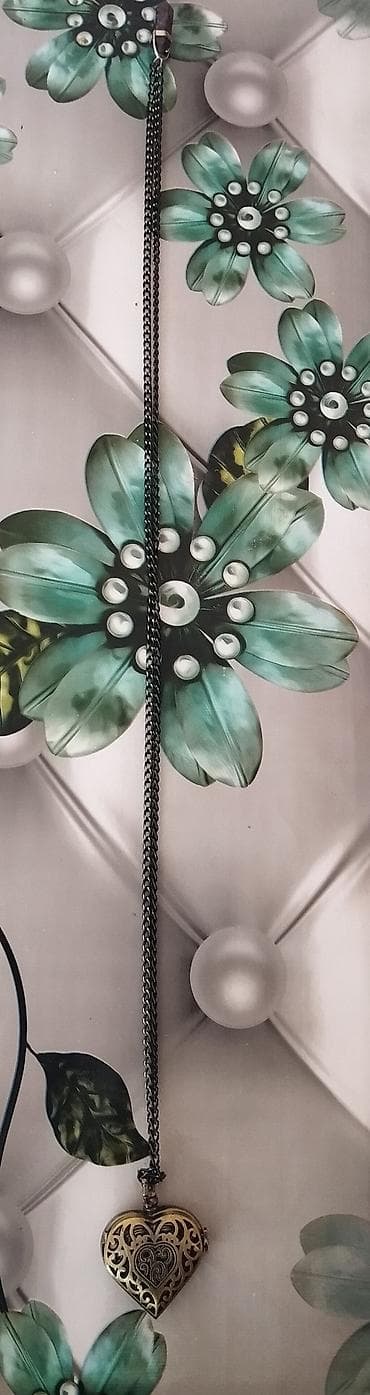 kordinal sep: Ürünün təsviri: - Ürək formalı, qapaqlı kolye-saat (lövhəli medalon) — 4