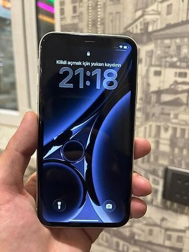 ayfon satisi: IPhone 11, 64 GB, Ağ, Simsiz şarj, Face ID, Sənədlərlə — 1