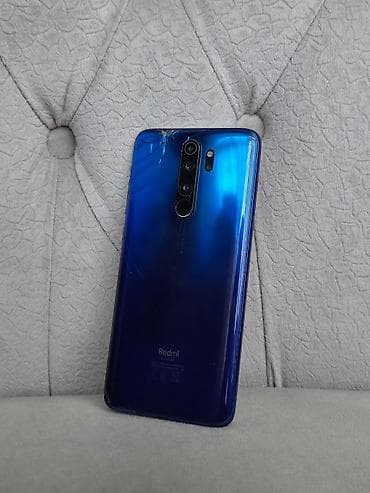 80 manata telefon: Redmi Note 8 Pro, 64 GB, rəng - Göy, Qırıq, Sensor, İki sim kartlı — 1
