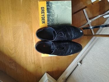 Ayaqqabılar: GREYDER kişi ayaqqabısı - Model: klassik broq (wingtip) dizaynlı — 1