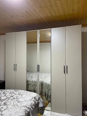lovhe: Altı qapılı yataq otağı şkafı - Material: laminat/MDF tipli lövhə — 1