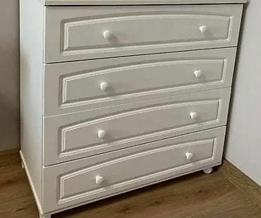 qedimi komod: Oğlan və qız üçün, Yeni, 2 təknəfərlik çarpayı, Komod — 2