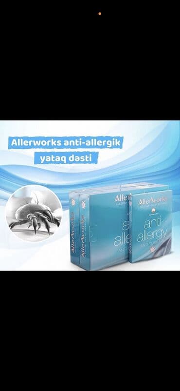 Tibbi avadanlıq: ALLERWORX Tək nəfərlik Anti-allergiya yataq dəsti Qiymət : 260 AZN — 15