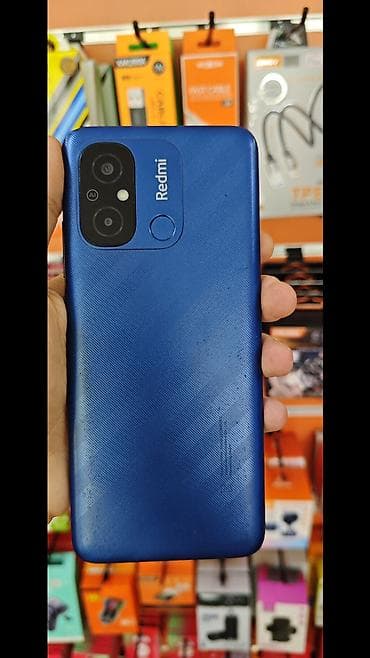 istilik veren ventilyator: Redmi 12C, 128 GB, rəng - Mavi, Barmaq izi — 2