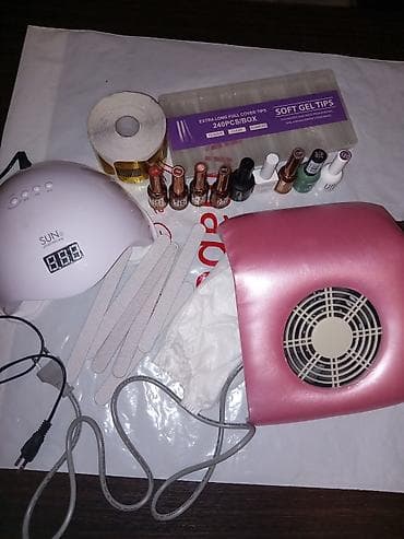 endolazer nədir: Ləvazimatlar birlikdə satılır,az istifadə edilib,UV led lampa,toz — 1