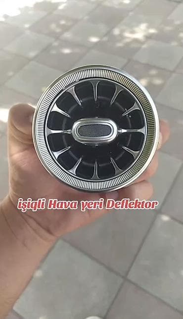 İşıqlı hava yeri deflektor - Avtomobil salonu üçün dairəvi vent