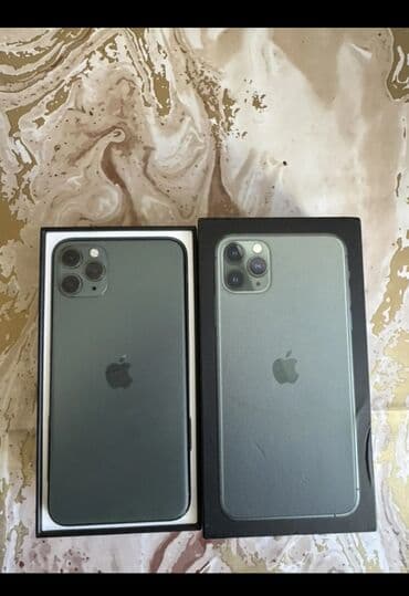 irşad telecom iphone 11 pro max 256 gb: IPhone 11 Pro Max, Matte Midnight Green, Zəmanət, Simsiz şarj, Sənədlərlə — 9