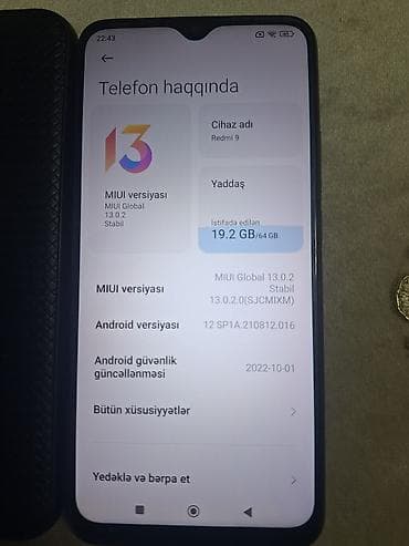 redmi note 15c: Redmi 9, 64 GB, rəng - Qara, İki sim kartlı — 5