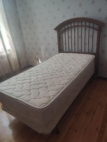 mebel satmaq: Təknəfərlik çarpayı, Bazalı, Matras ilə, Siyirməsiz — 2