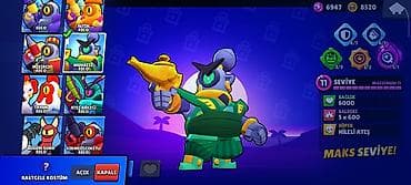 is elanlari qusar: Brawl Stars oyun hesabı - Kupa: 35,612 (ən yüksək 35,621), Kupa Yolu — 4