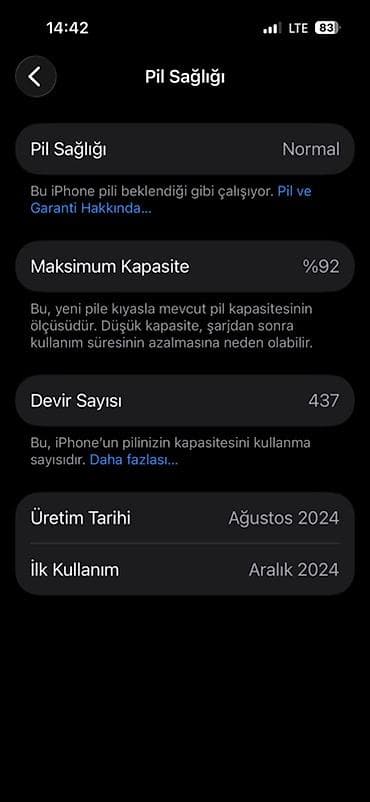 playstation 4 satisi: IPhone 16, 128 GB, Mavi, Face ID — 5