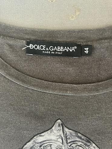 kis: Futbolka, Dolce & Gabbana, rəng - Boz — 2