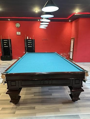 nerd sekilleri: Bilyard masası – klassik dizayn, iri ölçü - Növ: Rus bilyardı üçün — 2