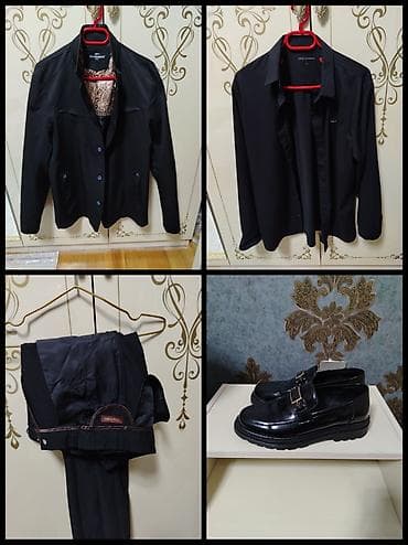 qara kurtka: Kostyum, Demisezon, Dolce & Gabbana, rəng - Qara — 1