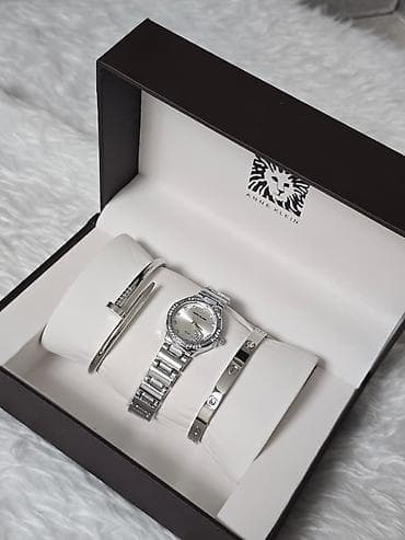 Yeni, Klassik Saat dəsti, rəng - Gümüşü