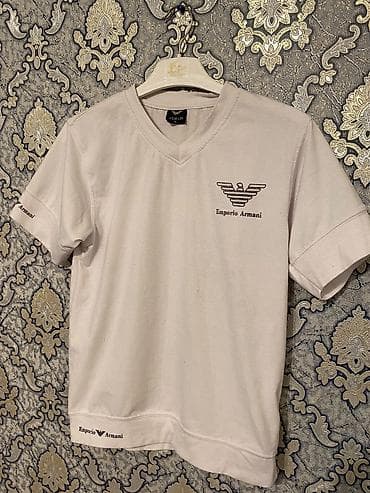 mexmer parca: Futbolka, Emporio Armani, M, rəng - Ağ — 2