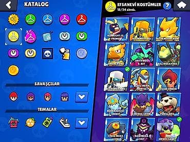 oyun cd: Brawl Stars oyun hesabı - Trofey: 59.639 - Hesabın yaradılma ili — 2