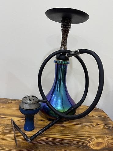 molekul 4 parfum: Şüşə kolba və tam aksesuarları ilə nərgilə dəsti - Şüşə kolba: rəng — 1